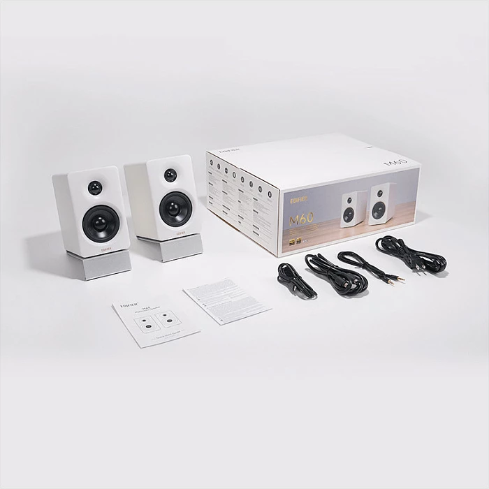 Sistem zëri Edifier M60, 66W, Bluetooth 5.3, USB-C, i bardhë