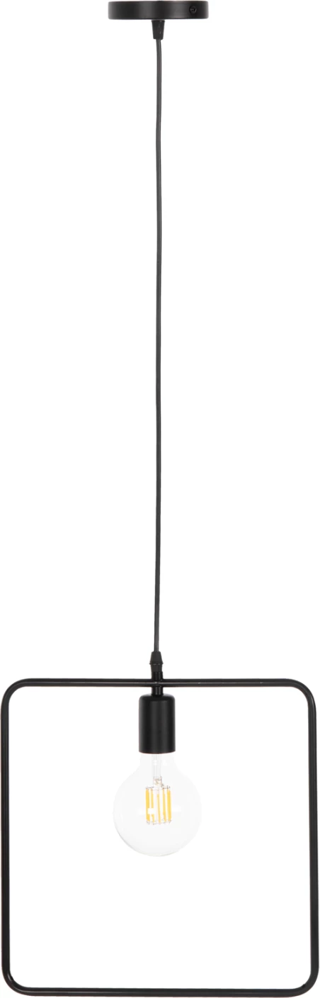 Llambë varëse tavani, metal i zi, FH4095, 33x33x134H cm