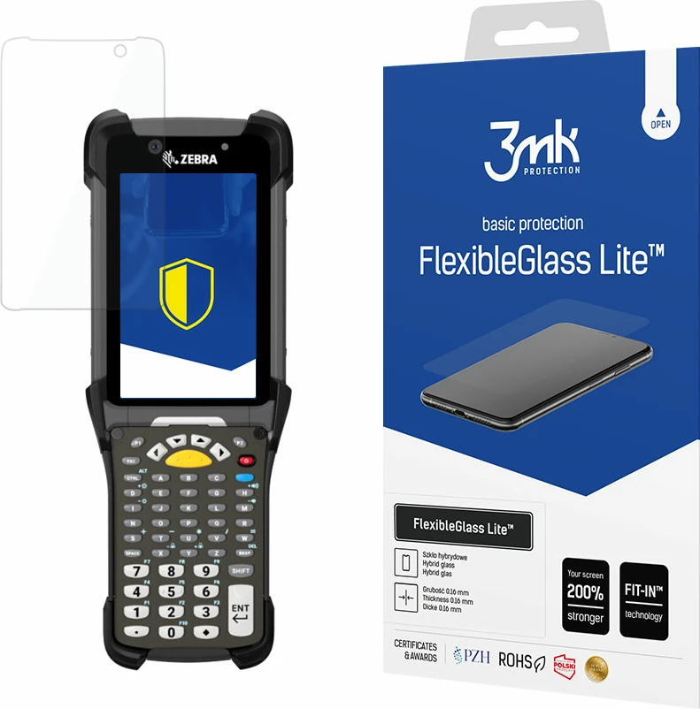 Mbrojtës ekrani hibrid 3mk FlexibleGlass Lite për Zebra MC930B/MC9300