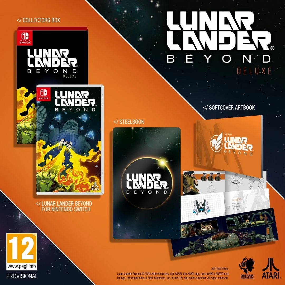 Lojë Nintendo Switch Atari Lunar Lander: Beyond Deluxe, PEGI 12
