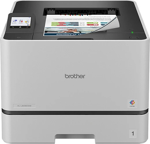 Printer Brother HL-L8430CDW, laser me ngjyra, duplex, Wi‑Fi/Ethernet, NFC