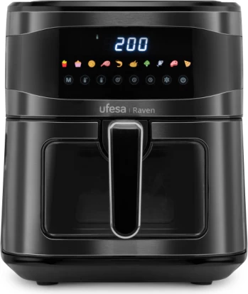 Fritezë ajri UFESA Raven 72805983 1700W 6L ekran touch, e zezë