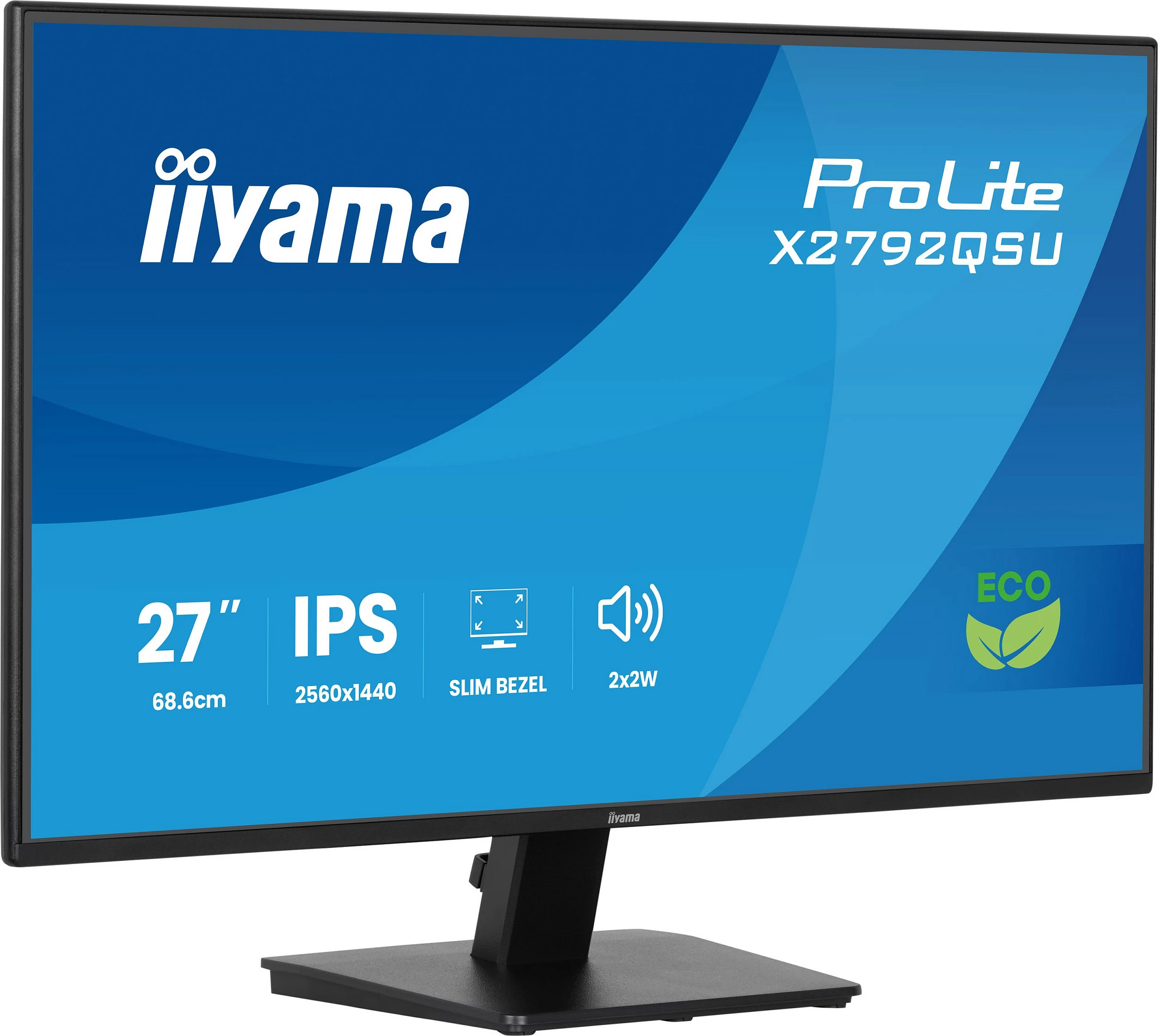 Monitor iiyama ProLite X2792QSU-B1, 27", QHD 2560×1440, IPS, FreeSync, i zi