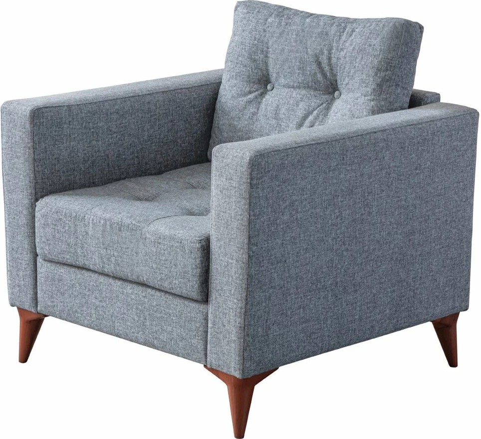 Karrige Wing Atelier del Sofa, ngjyrë gri, Kraft