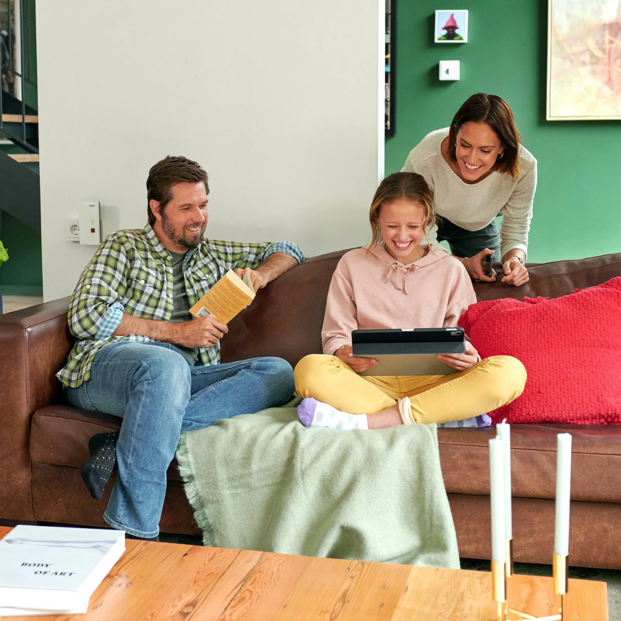 Repeater rrjeti AVM FRITZ!Repeater 2400, 1733 Mbit/s, Ethernet LAN, Bardhë