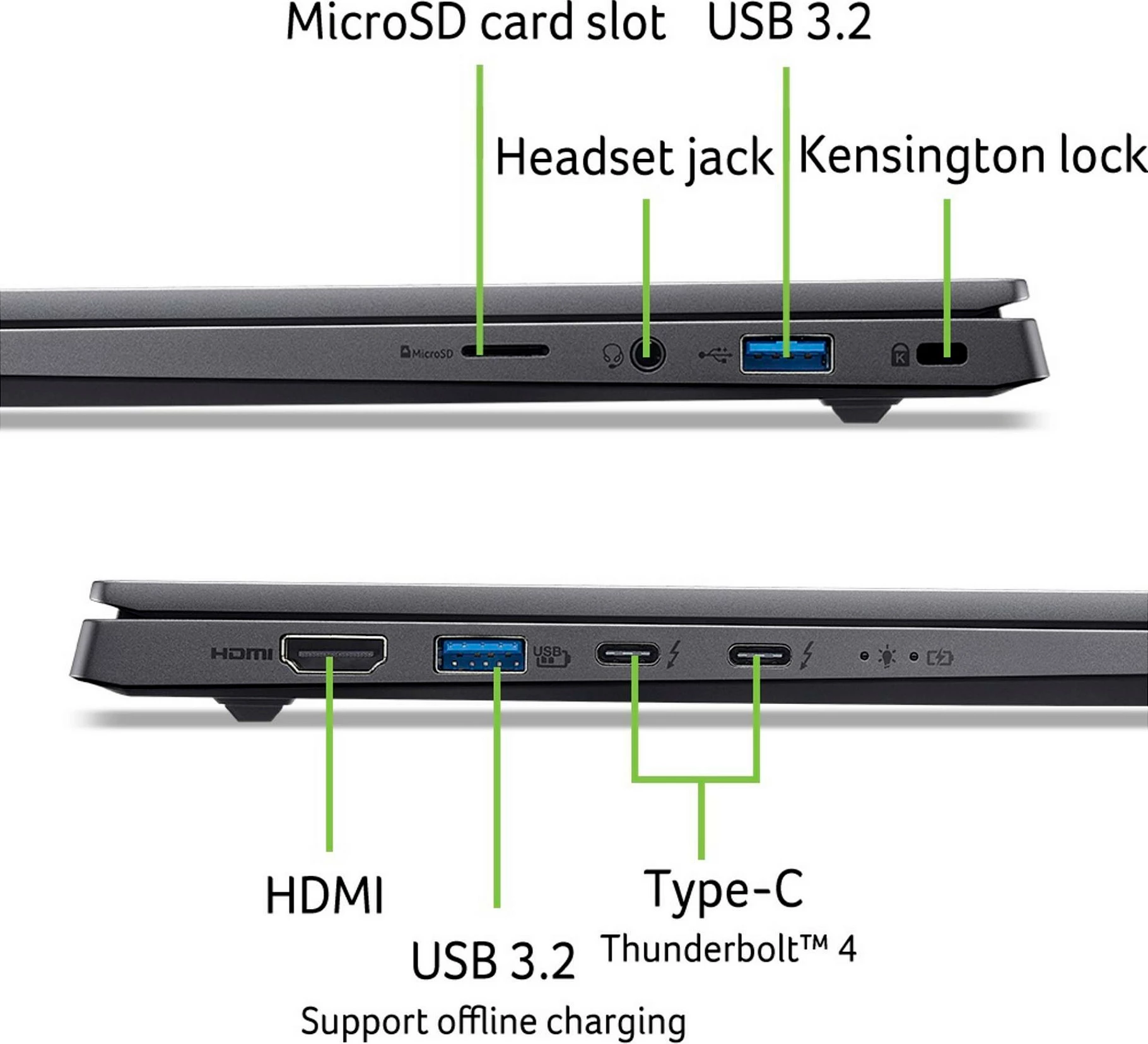 Laptop Acer Swift SFX14-73G-975F, Core Ultra 9, 32GB RAM, 2TB SSD, 14.5" OLED Touch, RTX 5070, Windows 11 Home, Titanium Grey