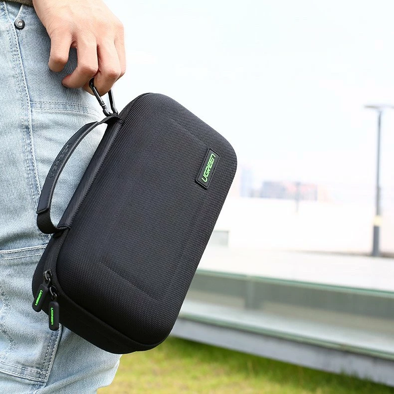 Kasë Ugreen për Nintendo Switch dhe aksesorë, S, 26.5 x 10 x 13.5 cm, e zezë