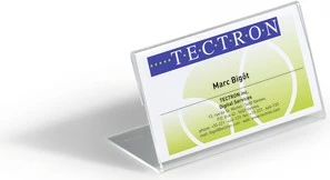 Mbajtës etikete Durable 8055-19, horizontal, transparent, 100x52mm, 10 copë