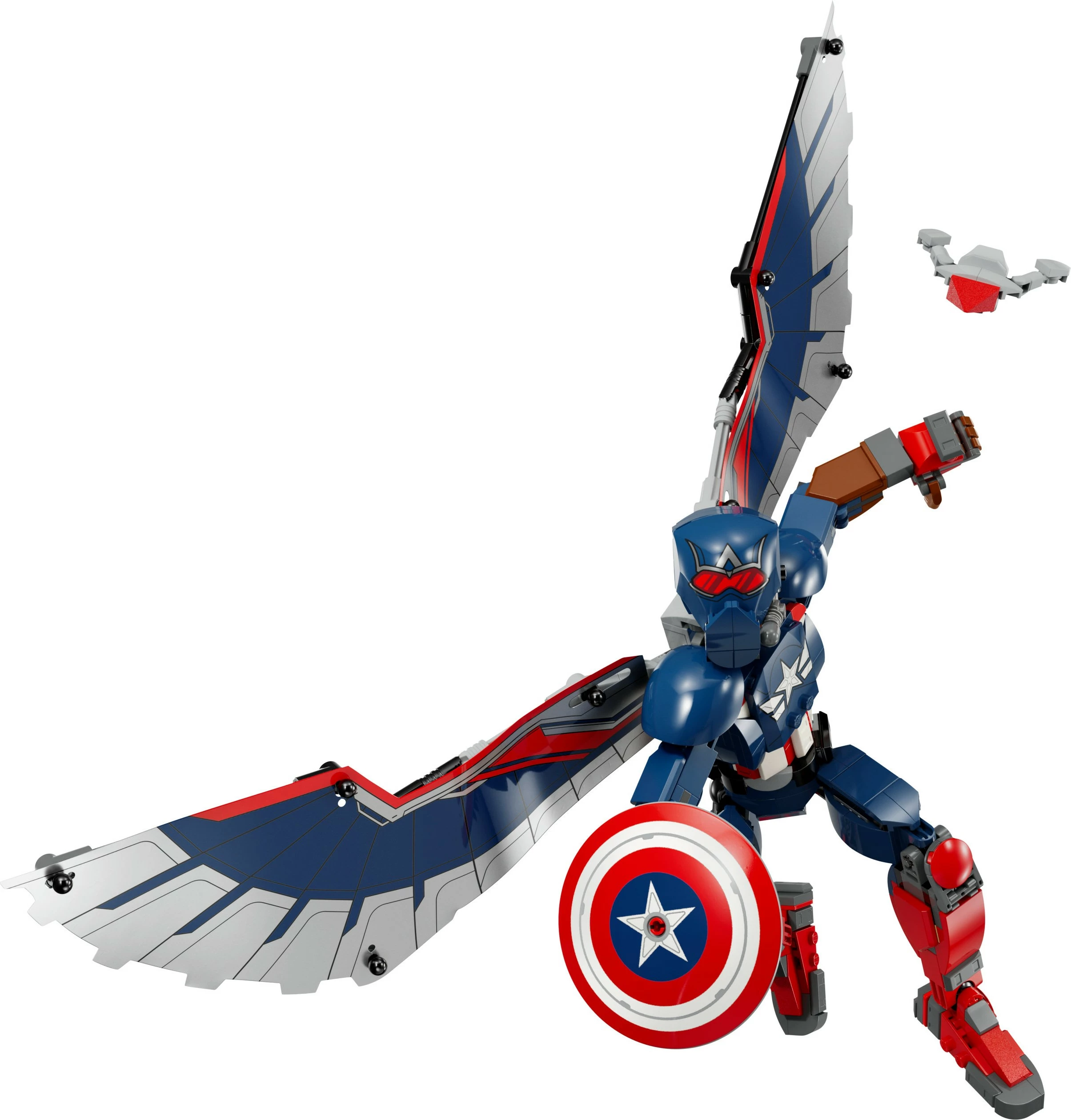 Set ndërtimi LEGO Marvel 76296 New Captain America, shumëngjyrësh