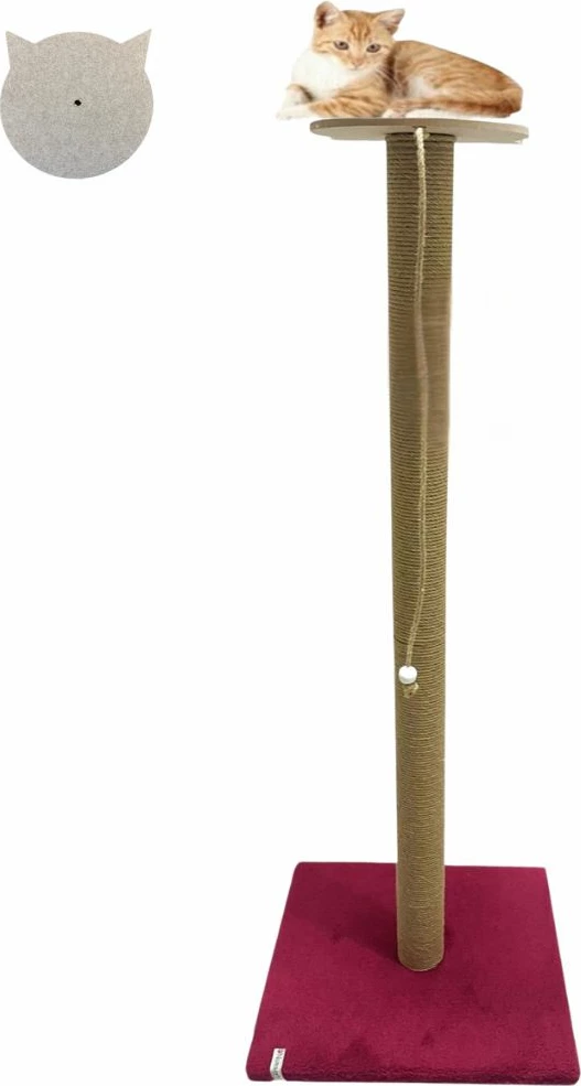 Dërrasë gërvishtëse për mace, Axel, ngjyrë fuchsia