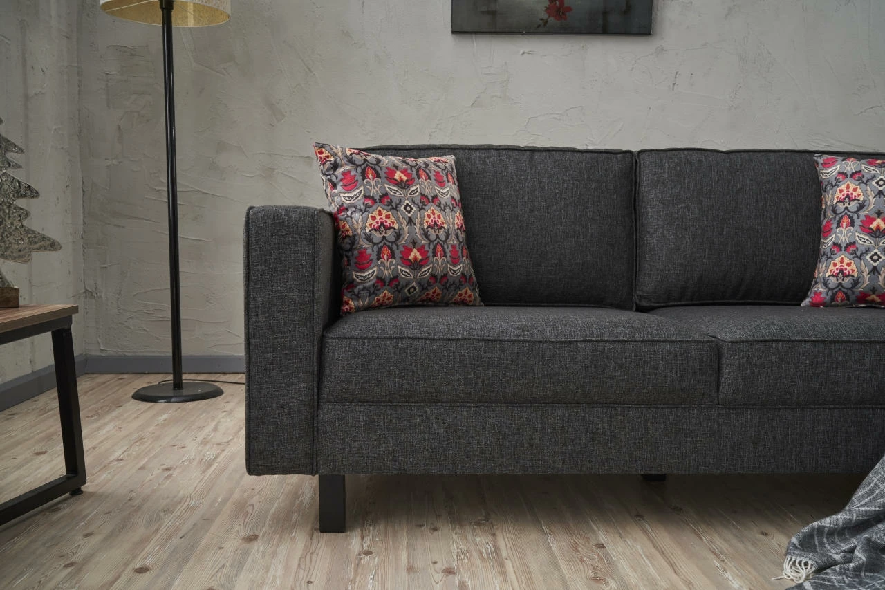 Divan dy ulëshe Atelier del Sofa, lino Kale, antracit