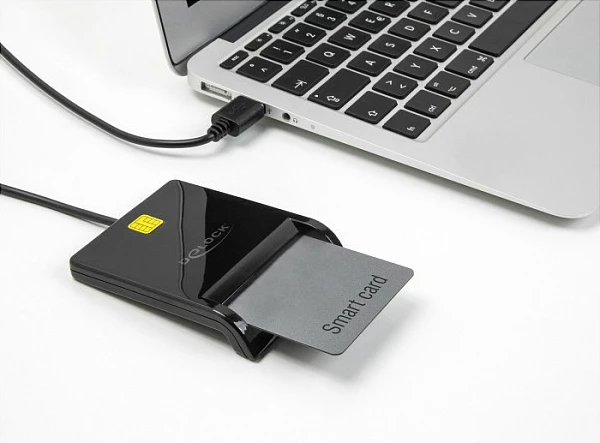 Lexues smartcard DeLOCK USB 2.0 (USB-A), Plug and Play, i zi