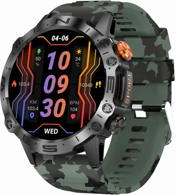 Smartwatch Gravity unisex, e zezë