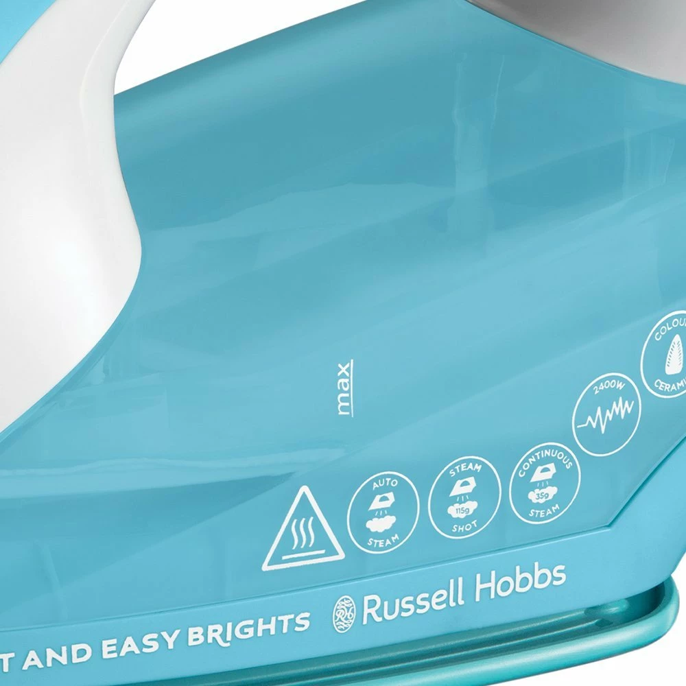 Hekur Russell Hobbs Light & Easy Brights 26482-56 2400W 240ml pllakë qeramike, Aqua 8