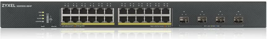 Switch Zyxel XGS1930-28HP, Managed, L3, Gigabit Ethernet, PoE, Rack mounting