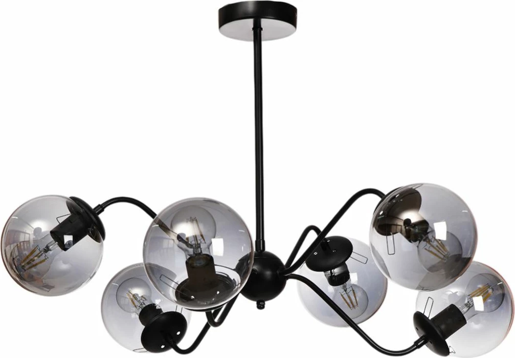 Llambadar Opviq, 8987-5, metal dhe xham, gri/zi
