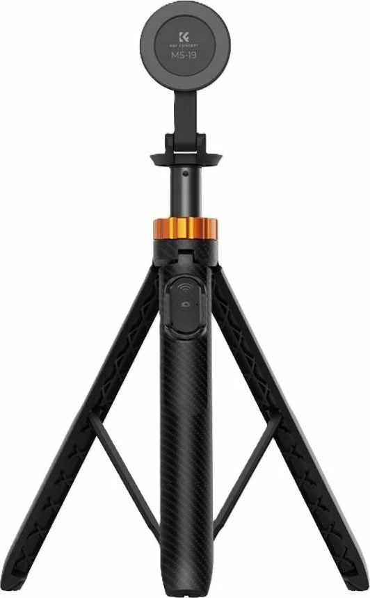 Selfie stick tripod K&F Concept KF09.139 162 cm me magnet MagSafe, telekomandë Bluetooth, i zi