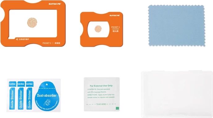 Film i temperuar anti-refleks Sunnylife për Osmo Pocket 3