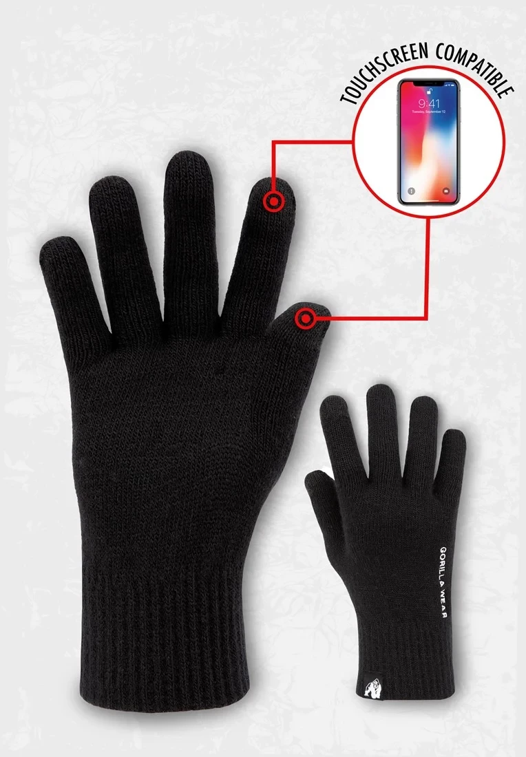 Waco Knitted Gloves - Black [Madhësia: S]