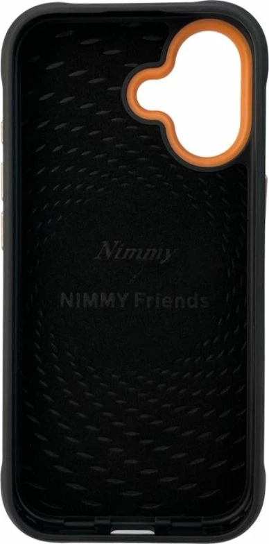 Kuti për iPhone 17 Nimmy Glasses Cool Dog, e zezë