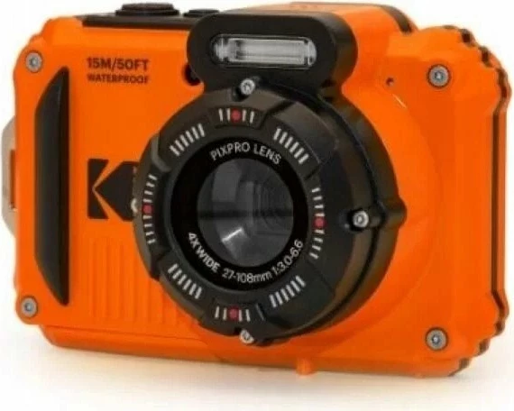 Kamerë digjitale Kodak WPZ2, 16MP, Full HD, 4x zoom optik, portokalli