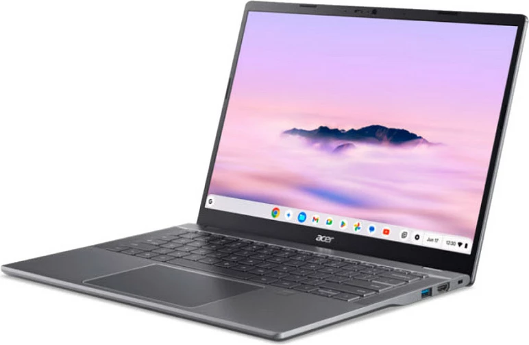 Laptop Acer Chromebook Plus 514 CBE594-2-TCO-373B, Core 3 100U, 8GB RAM, 256GB, ChromeOS, gri