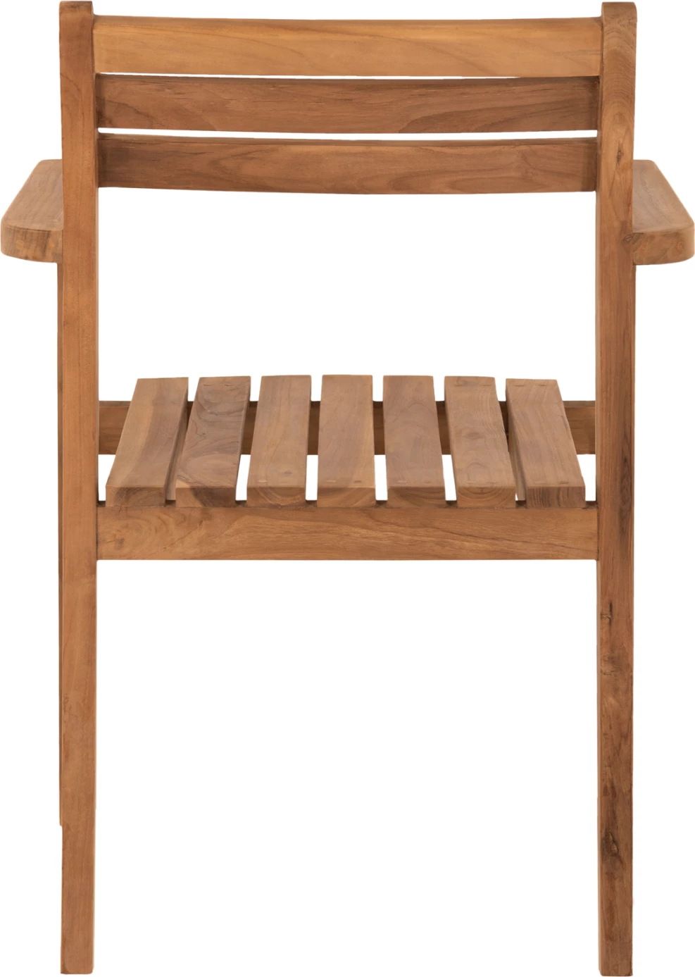 Karrige ERIETTA FH9534 dru TEAK ngjyrë natyrale e grumbullueshme 60x54x87Hcm