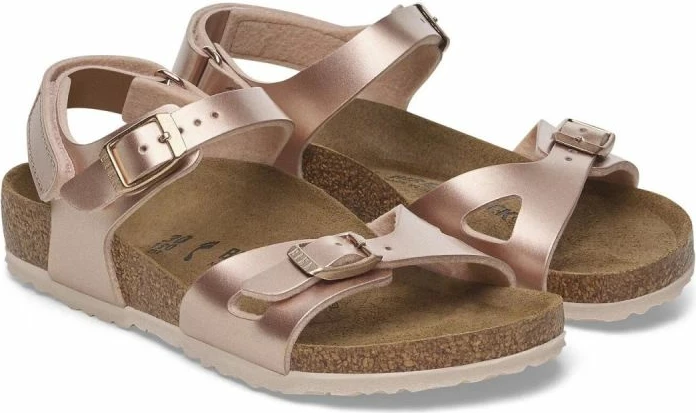 Sandale për fëmijë Birkenstock, të arta dhe rozë [Madhësia: 39]