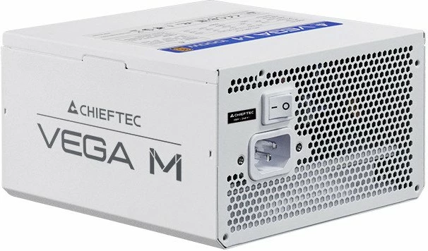 Furnizues rryme Chieftec Vega M PPG-1000-CW 1000W ATX 3.1 80 Plus Gold modular plotë, i bardhë