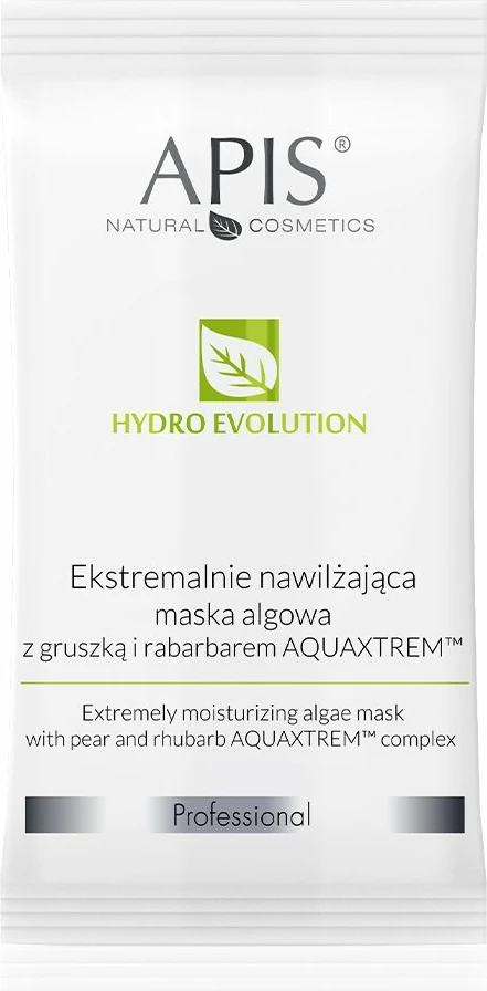 Maskë algash për fytyrë APIS Hydro Evolution Extremely Moisturizing me dardhë dhe rabarbar për femra, 20g