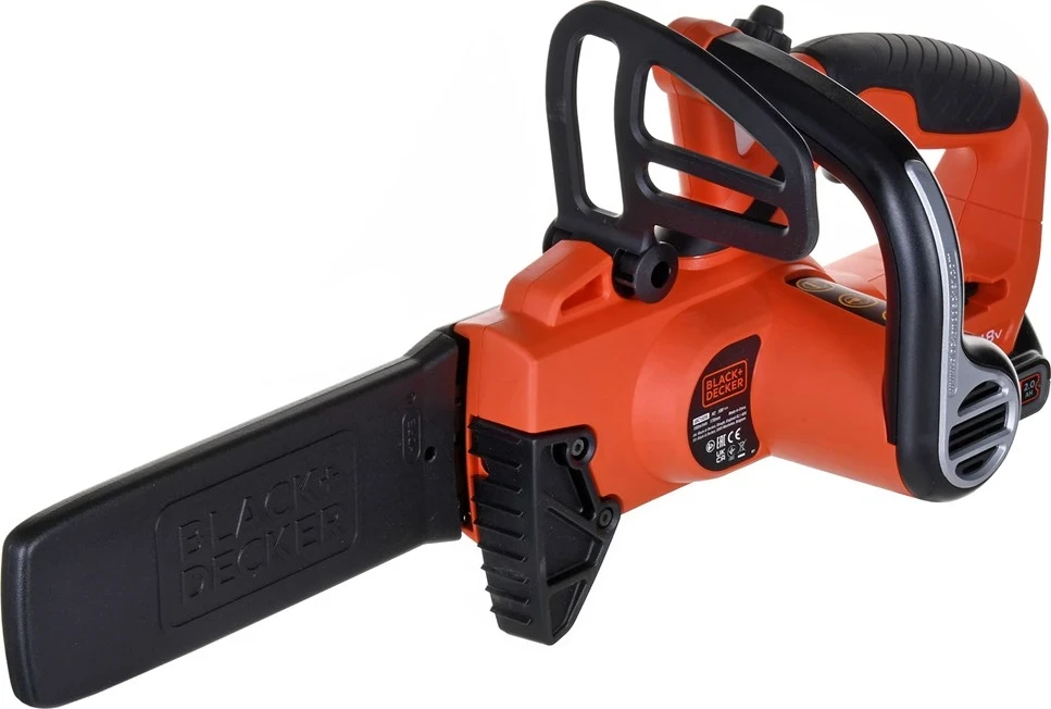 Sharrë me bateri Black & Decker GKC1820L20, e zezë dhe portokalli