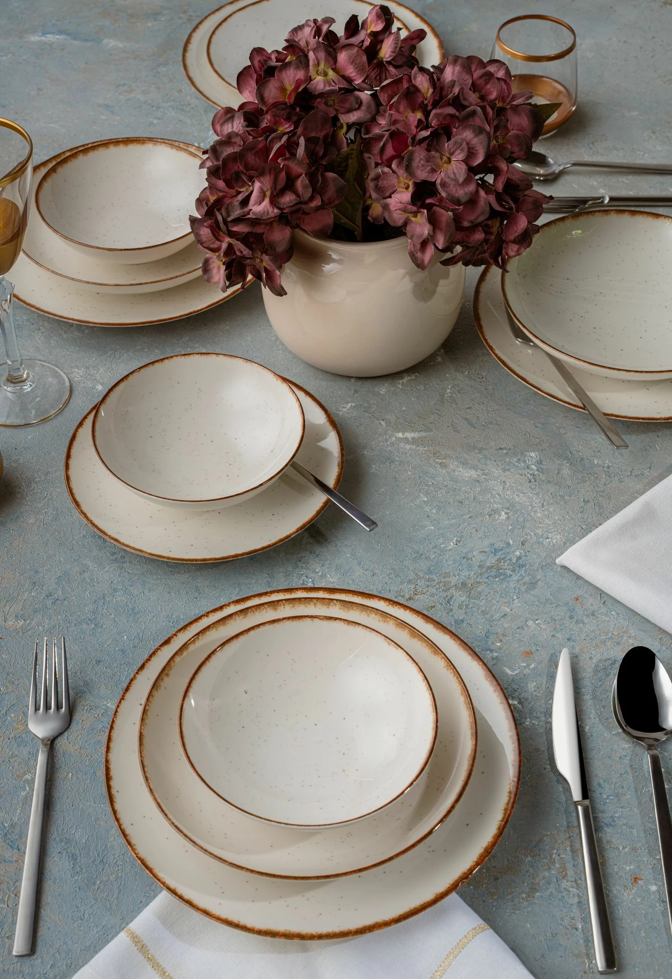 Set enësh për drekë (24 copë), Hermia, GBSATN24KY458KH
