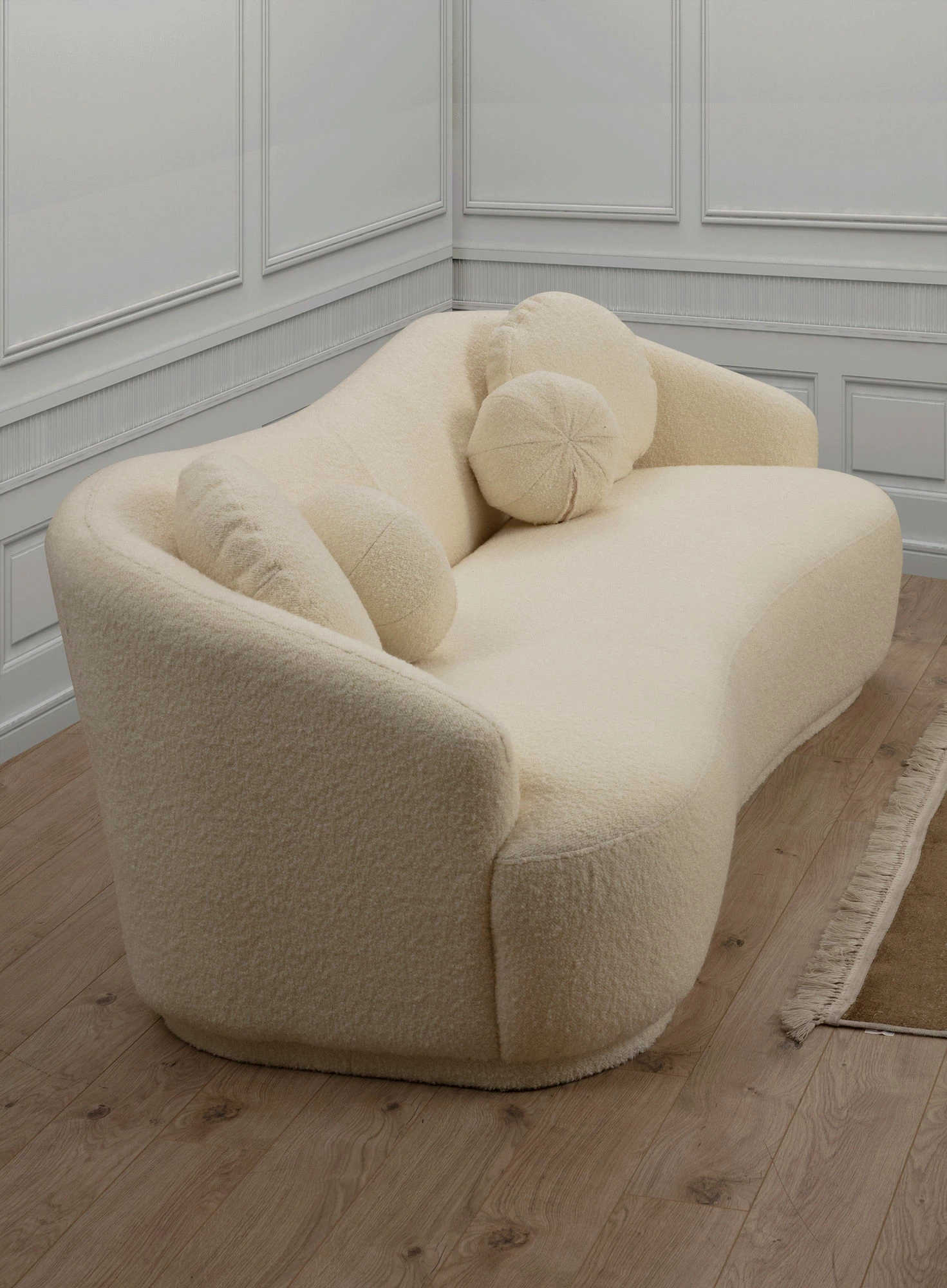 Divan treshe Atelier del Sofa, Ancona, krem
