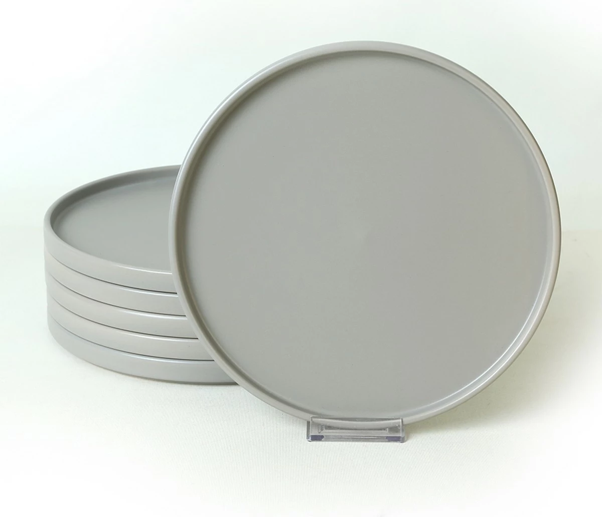 Set pjatash shërbimi (6 copë), Hermia Concept, gri mat, ST038006F995A000000MAS3T00