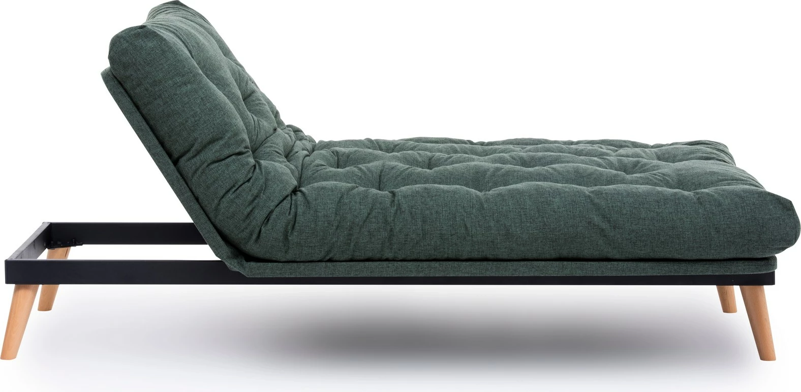 Divan-krevat treshe Atelier del Sofa, Saki, ngjyrë e gjelbër