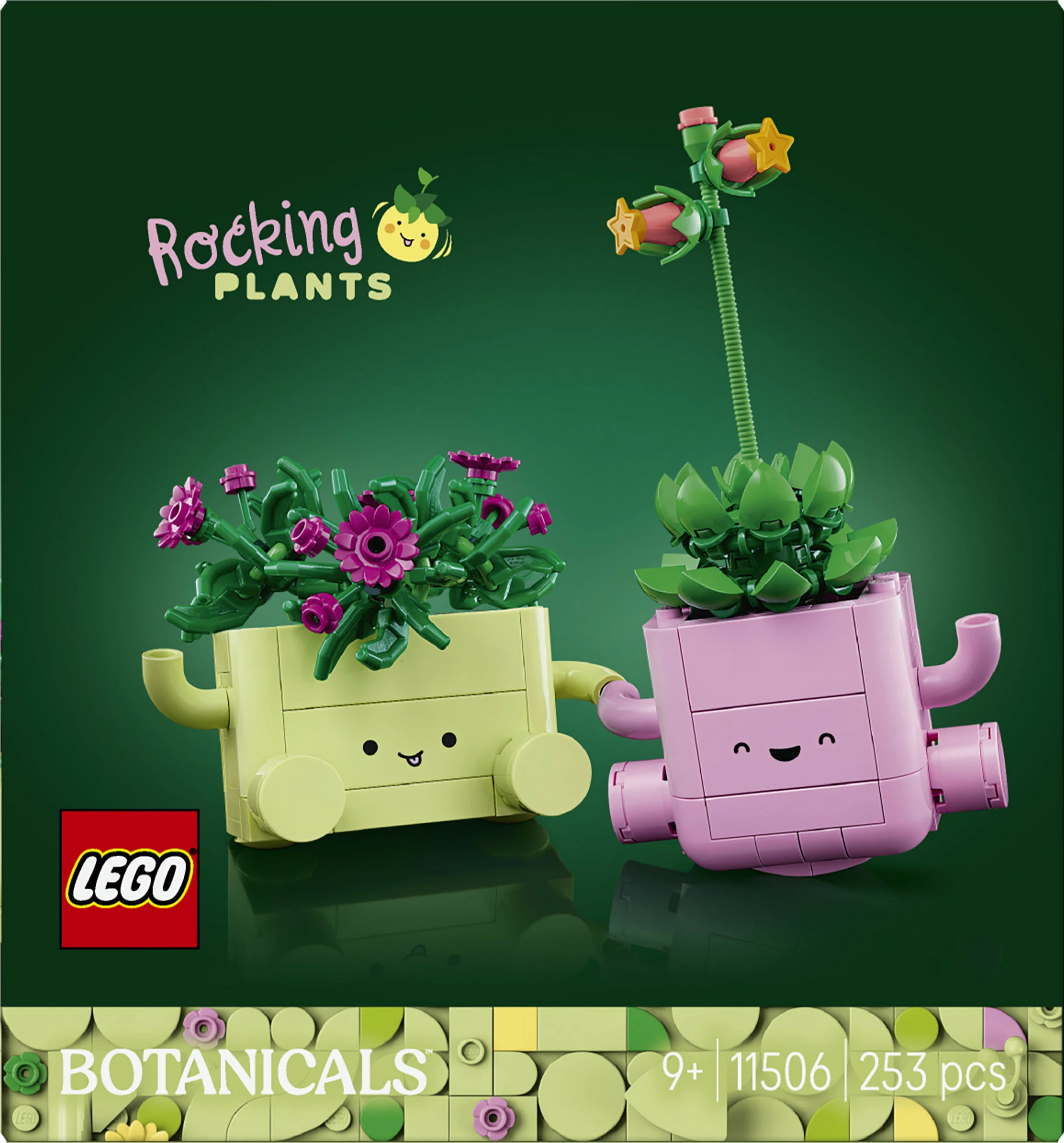 Set LEGO Botanicals Rocking Plants 11506, 253 copë, multikolor
