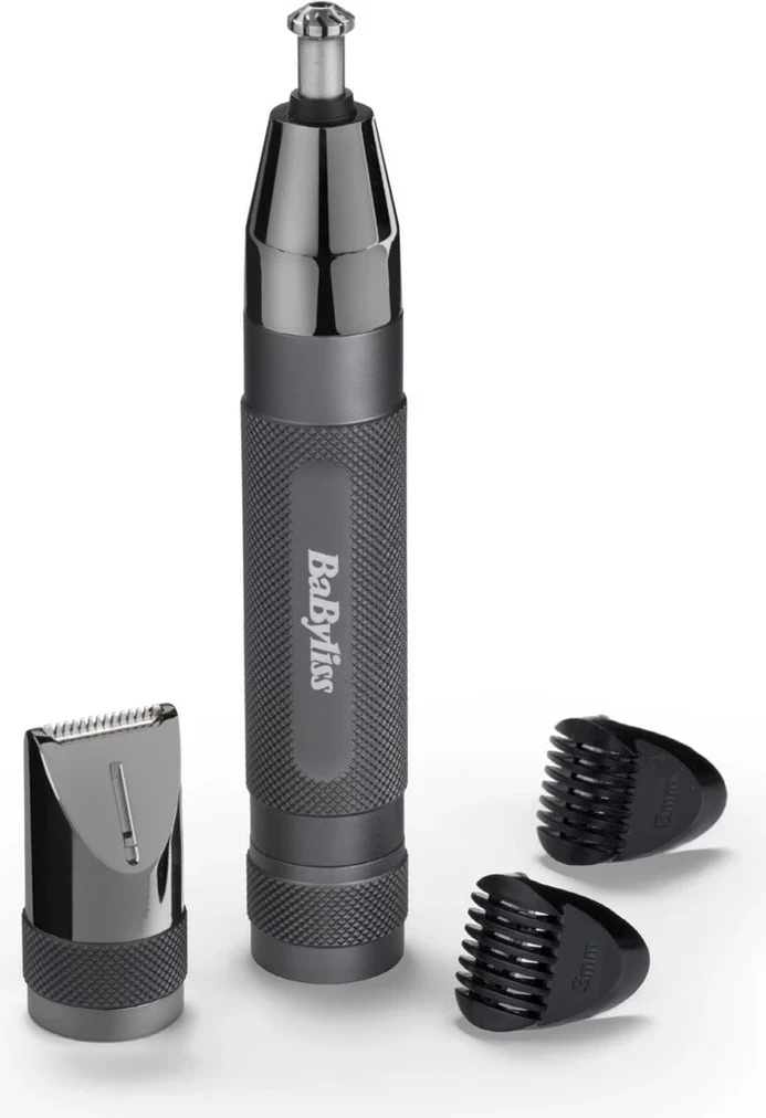 Makinë rroje BaByliss E111E me bateri AA, set me 3 koka, e zezë