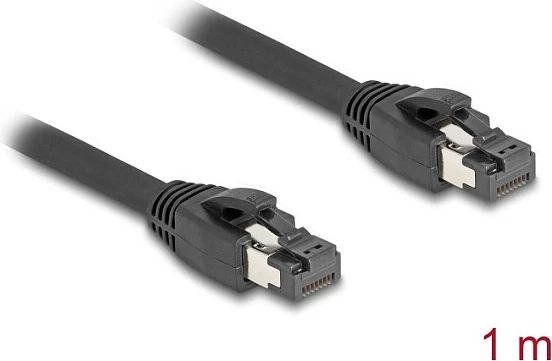 Kabllo rrjeti DeLOCK Cat8.1 RJ45 S/FTP 1 m, 40 Gbps, e zezë