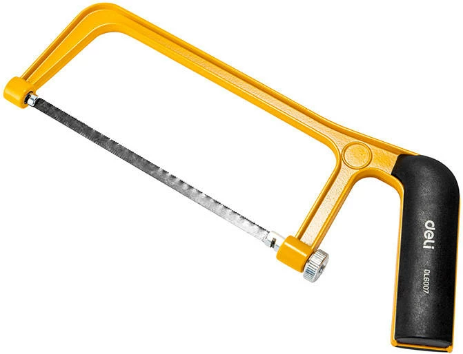 Sharrë dore mini Deli Tools EDL6007, 150mm, e verdhë