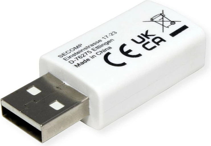 Adapter bllokues të dhënash VALUE USB Type-A, për karikim, i bardhë