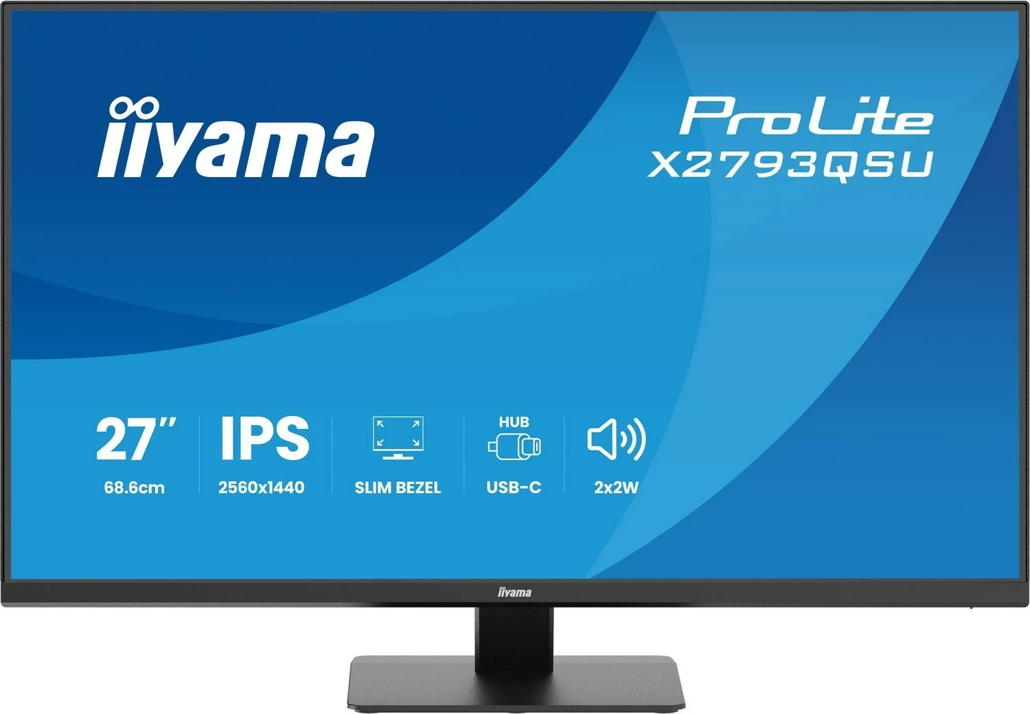 Monitor iiyama ProLite X2793QSU-B1, 27", IPS, QHD 2560x1440, 75Hz, 1ms, i zi