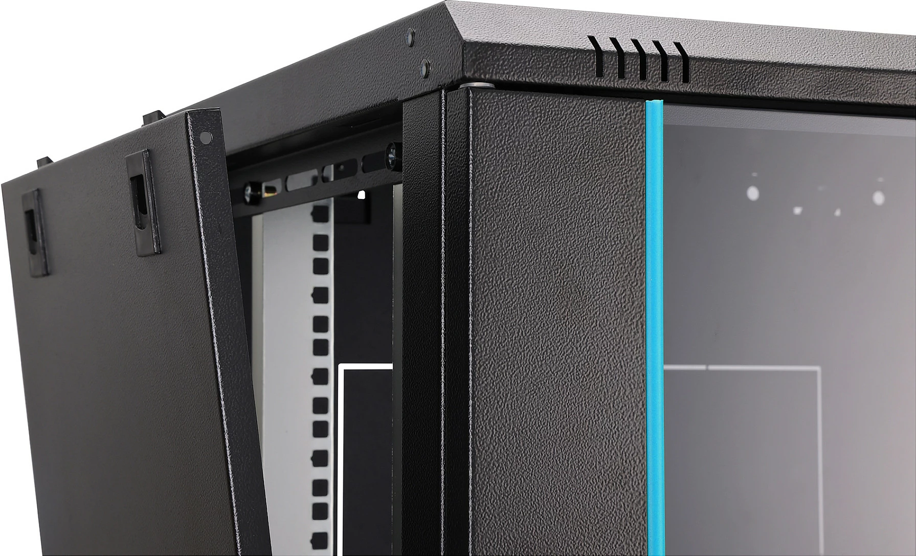 Kabinet rrjeti në mur Digitus Dynamic-N 16U, 600x450mm, derë xhami, i zi