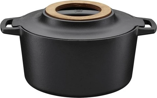 Tenxhere Fiskars Norden, 4 L, hekur i derdhur, e zezë