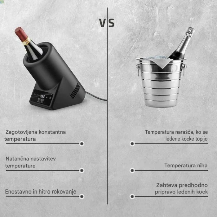 Ftohës vere tavoline CASO VinoCase 615 1 shishe 5-18°C zi mat