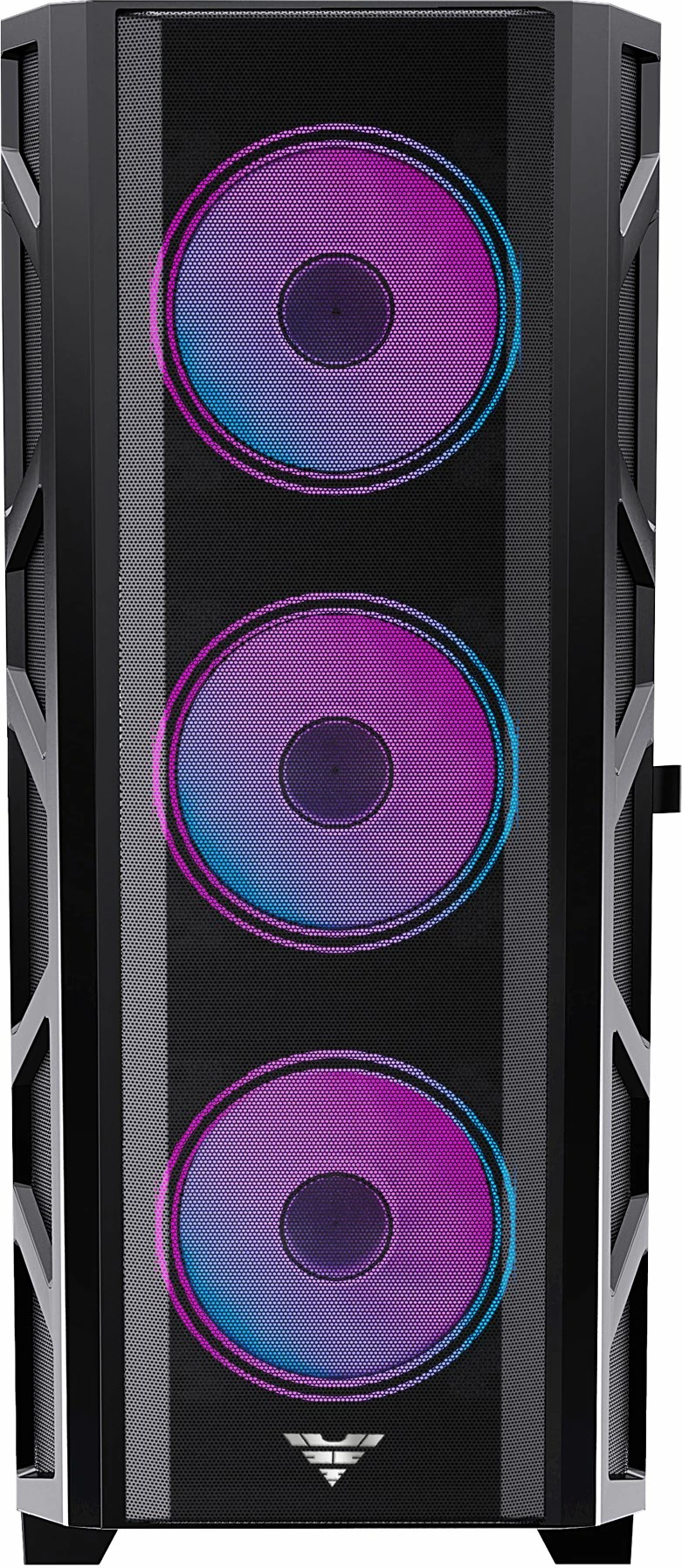Kasë PREYON Nest Meshy+ PRENMP04B Midi Tower ATX/e-ATX me 4 ventilatorë ARGB, e zezë