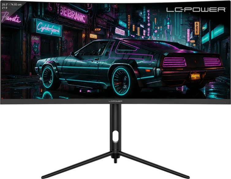 Monitor LC-Power LC-M30UWFC, 30 inç, UltraWide, 2560x1080, LED, i zi