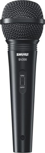 Mikrofon Shure SV200 për karaoke, i zi