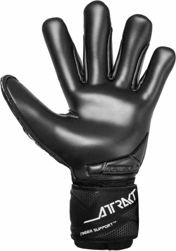 Doreza portieri Reusch Attrakt Freegel Infinity Finger Support, të zeza [Madhësia: 10]