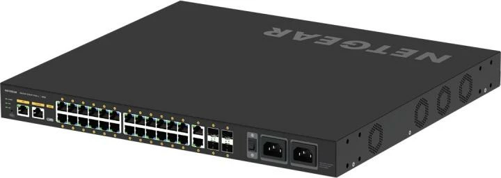 Switch, Netgear, GSM4230UP-100EUS, 24 porta 1Gbps, e zezë