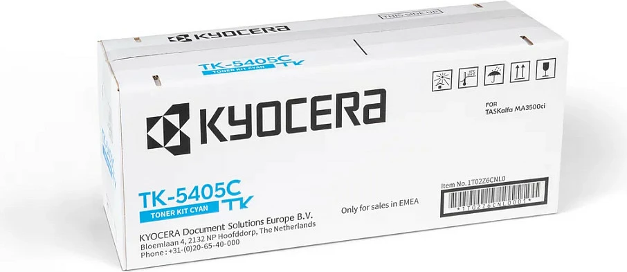 Toner Kyocera TK-5405C, Cyan, 10000 faqe, për TASKalfa MA3500ci